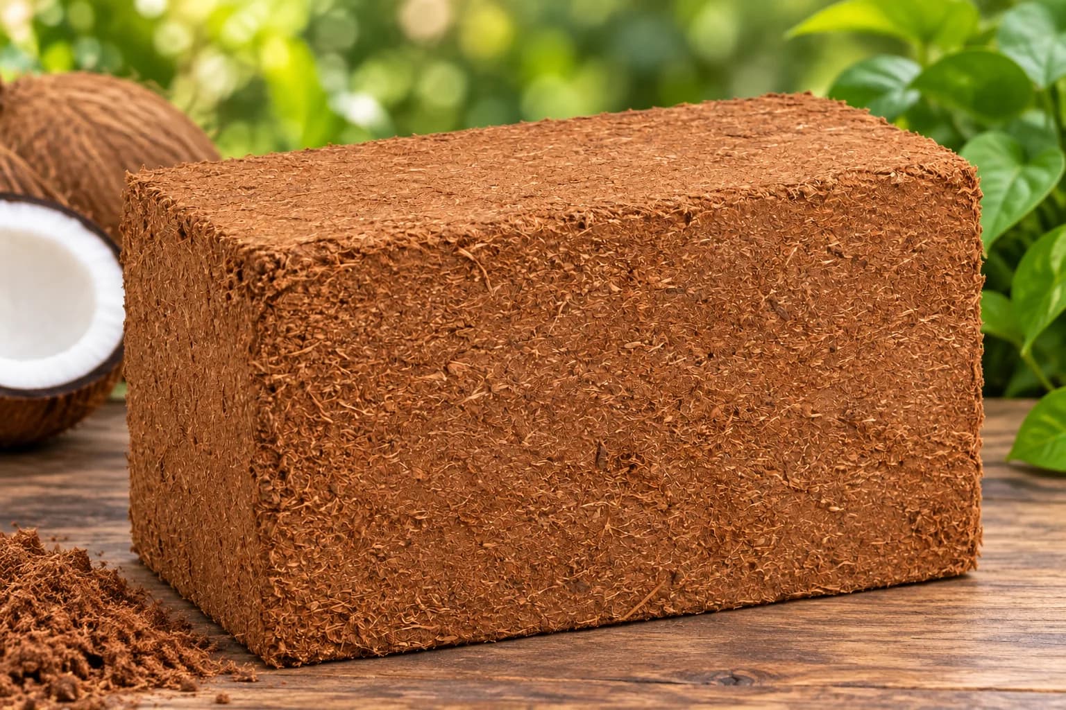Compressed Coco Peat for export from India