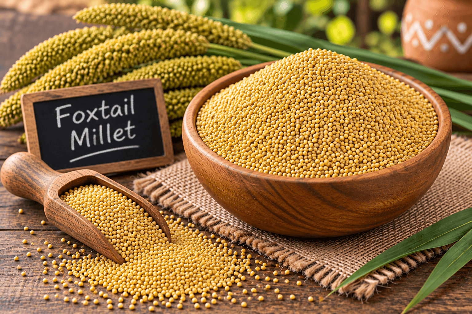 Foxtail Millet for export from India — sourced in Andhra Pradesh / Karnataka / Tamil Nadu