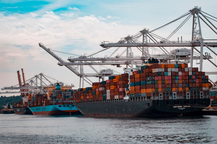 Export container shipping